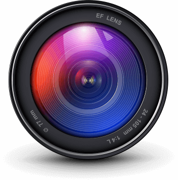 photography lens icon